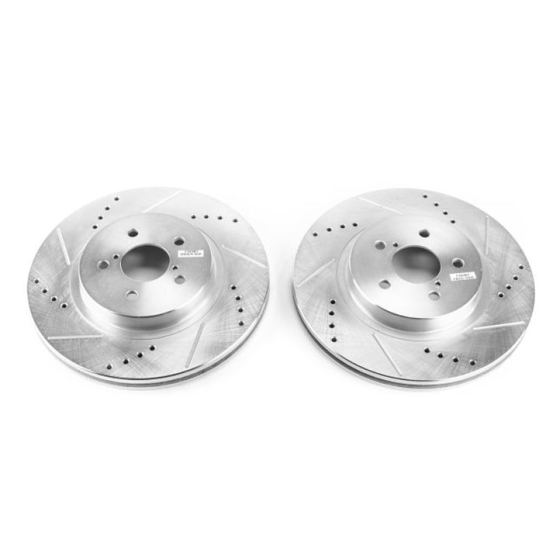 PowerStop Power Stop 2019 Subaru Crosstrek Front Evolution Drilled & Slotted Rotors - Pair