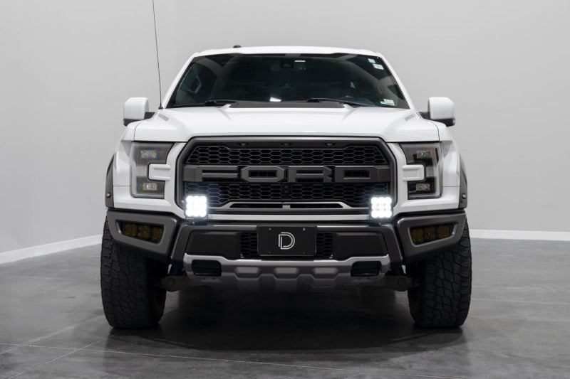 Diode Dynamics 17-20 Ford Raptor SS5 Bumper LED Pod Light Kit Sport - White Combo
