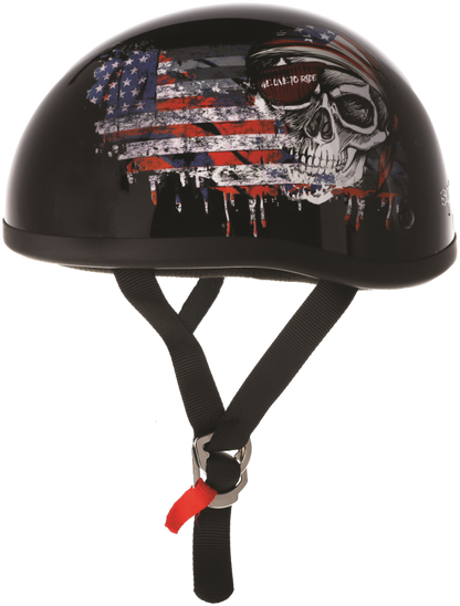 Bikers Choice Skid Lids Live To Ride Original Helmet - XS