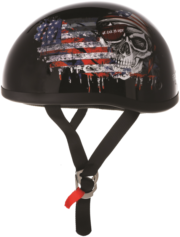 Bikers Choice Skid Lids Live To Ride Original Helmet - Small