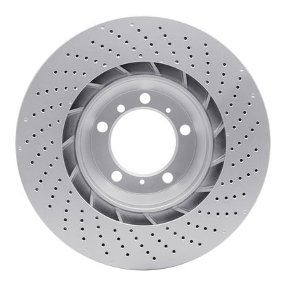 DFC 07-13 Porsche 911 Left Rear Drilled GeoSPEC Coated Rotor