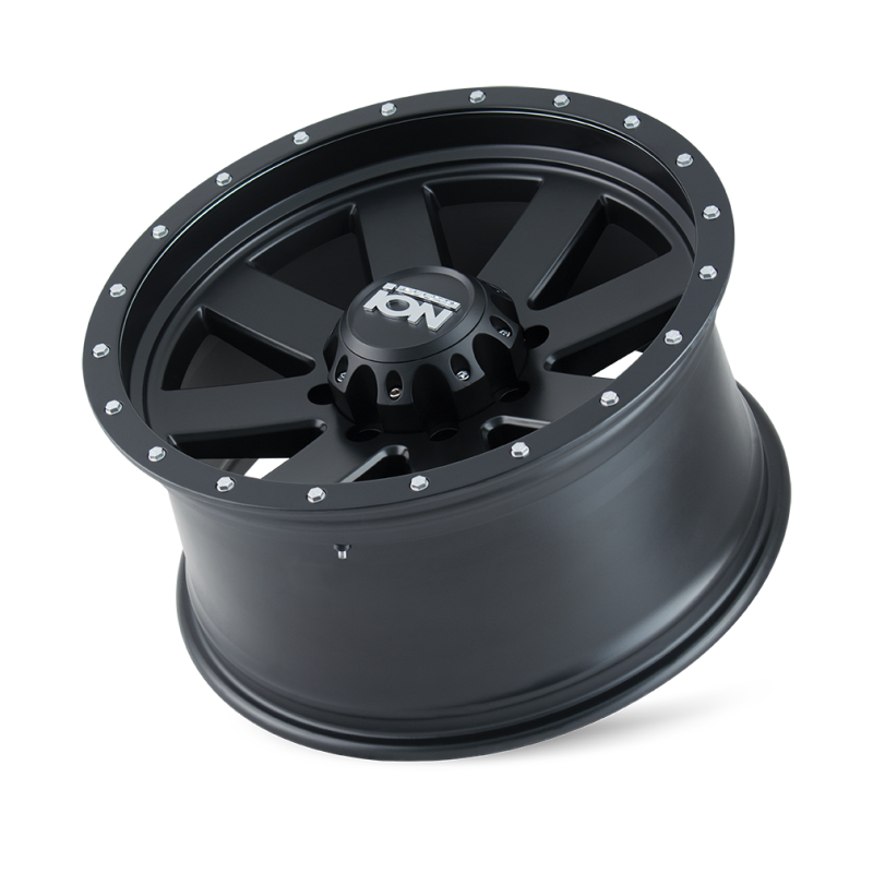ION Wheels ION Type 134 18x10 / 5x139.7 BP / -19mm Offset / 108mm Hub Matte Gunmetal/Black Beadlock Wheel