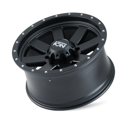 ION Wheels ION Type 134 18x10 / 5x139.7 BP / -19mm Offset / 108mm Hub Matte Gunmetal/Black Beadlock Wheel