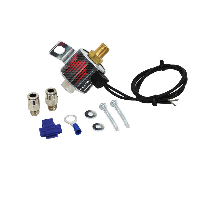 Snow Performance Hi-Flow Water Solenoid Upgd. 4AN Fittings (Systems w/ 4AN SS Braid Line)