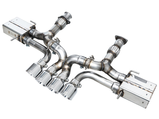 AWE Tuning 23-25 Chevrolet C8 Corvette Z06 5.5L SwitchPath Exhaust System - Chrome Silver Tips