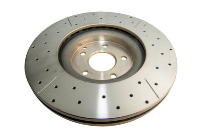 DBA 06-07 Mercedes-Benz C350 W203 (w/AMG Perf Brake) Front Drilled & Slotted Street Series Rotor