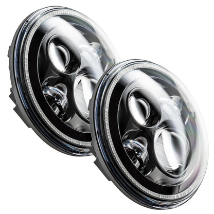 ORACLE Lighting Oracle 7in High Powered LED Headlights - Black Bezel - Green