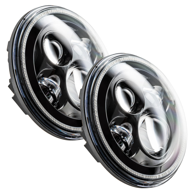 ORACLE Lighting Oracle 7in High Powered LED Headlights - Black Bezel - Blue