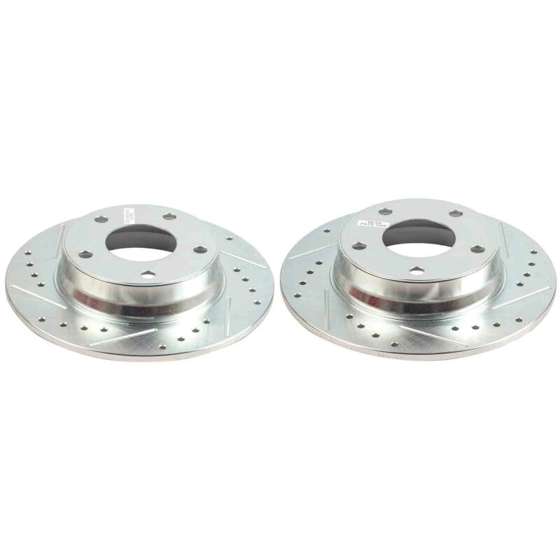 PowerStop Power Stop 20-25 Nissan Sentra Rear Drilled & Slotted Rotor - Pair