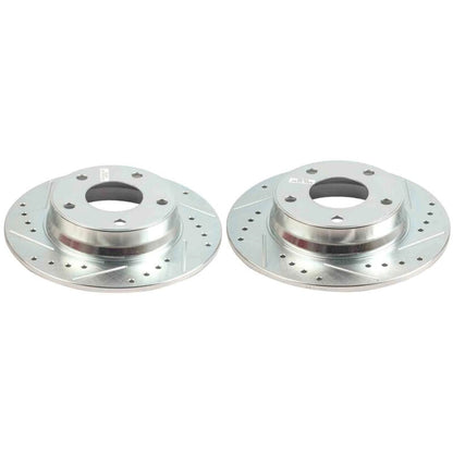 PowerStop Power Stop 20-25 Nissan Sentra Rear Drilled & Slotted Rotor - Pair