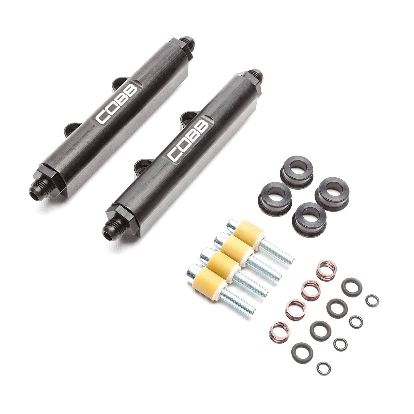 COBB 331260 SUBARU SIDE FEED TO TOP FEED FUEL RAIL CONVERSION KIT WITH FITTINGS STI 04-06, FXT 04-05, LGT 05-07