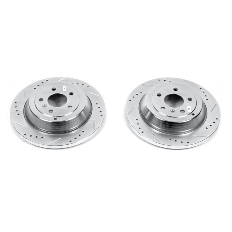 PowerStop Power Stop 07-09 Mercedes-Benz ML320 Rear Evolution Drilled & Slotted Rotors - Pair