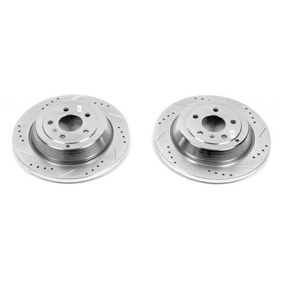 PowerStop Power Stop 07-09 Mercedes-Benz ML320 Rear Evolution Drilled & Slotted Rotors - Pair