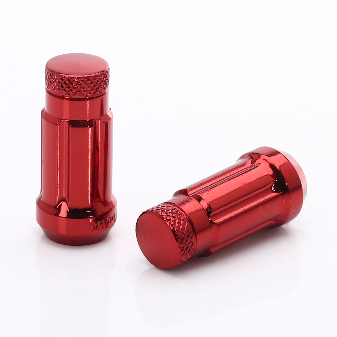 JR Wheels JN3-12125R Forged Steel Japan Racing Nuts JN3 12x1,25 Red