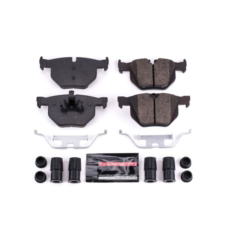 PowerStop Power Stop 2006 BMW 330Ci Rear Z23 Evolution Sport Brake Pads w/Hardware