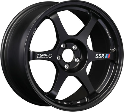SSR Type-C Forged 18x8.5 +44 5/100 - Sprint Black Wheel