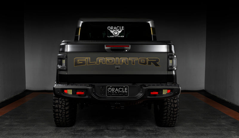 ORACLE Lighting Oracle 2020+ Jeep Gladiator JT Flush Mount LED Tail Lights - Tinted Lens