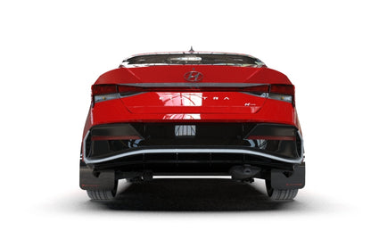 Rally Armor 24-26 Hyundai Elantra N/N Line Black Mud Flap w/Grey Logo