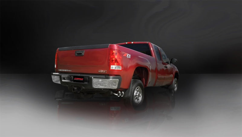 CORSA Performance Corsa 2011-2013 Chevrolet Silverado Ext. Cab/Std. Bed 2500 6.0L V8 Polished Sport Cat-Back Exhaust