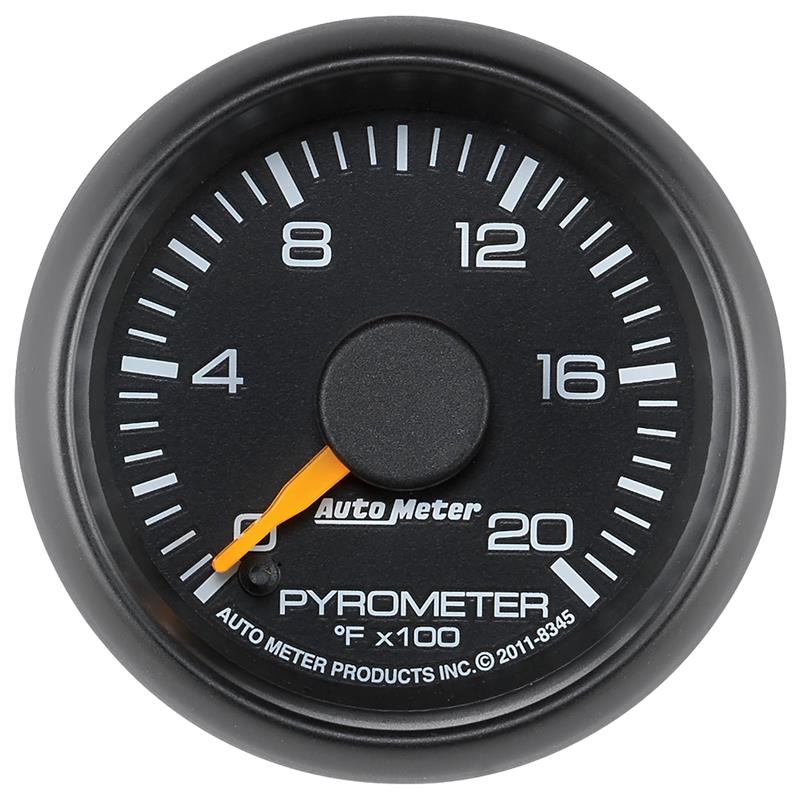 Autometer Factory Match Chevy 2-1/16in FSE 0-2000 Pyro Kit Gauge