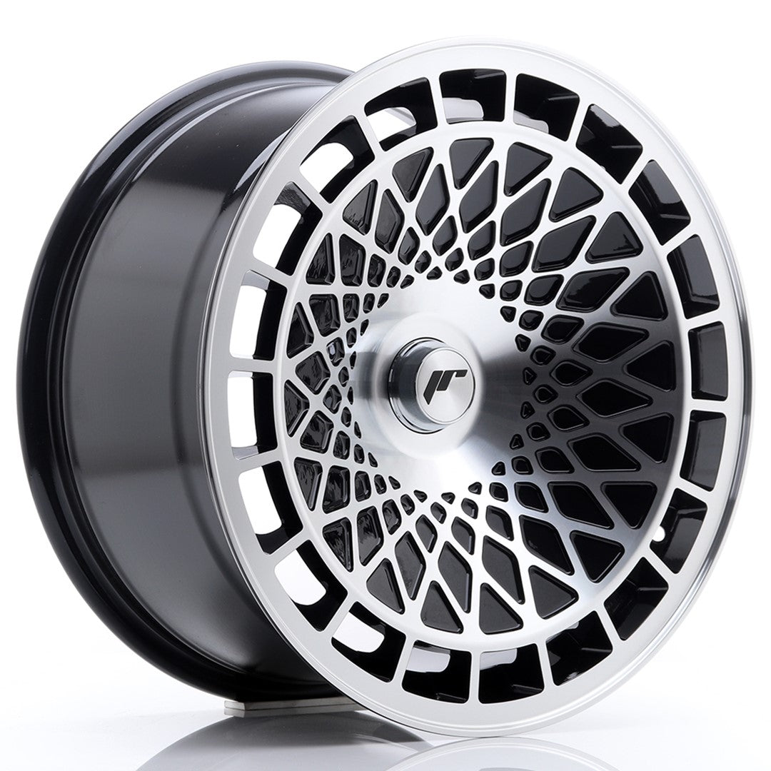 JR Wheels JR141785XX1574BM - JR14 17x8,5 ET15 BLANK Gloss Black Machined Face