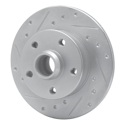 R1 Concepts R1 92-98 Volkswagen Passat (USA/Canada) Rear Left Drilled & Slotted Silver Brake Rotor