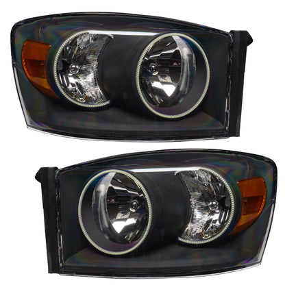 ORACLE Lighting Oracle 07-08 Dodge Ram SMD HL - Black - ColorSHIFT w/ 2.0 Controller