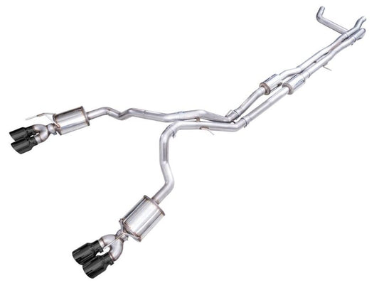 AWE Tuning AWE 2021+ Chevy Suburban/GM Yukon XL 6.2L 0FG Edition Cat Back Exhaust - Quad Diamond Chrome Tips