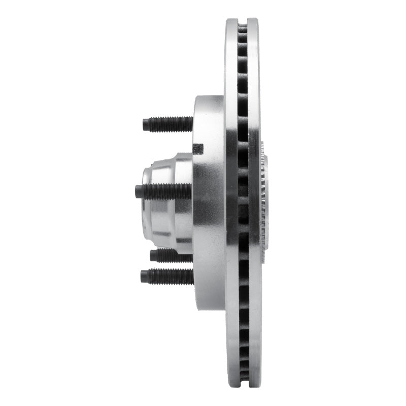 R1 Concepts R1 00-04 Ford F-150 RWD Front Left Drilled & Slotted Silver Brake Rotor