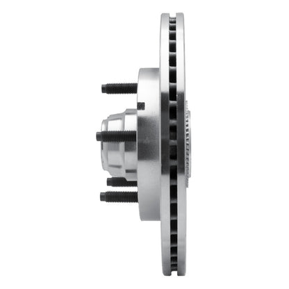 R1 Concepts R1 00-04 Ford F-150 RWD Front Left Drilled & Slotted Silver Brake Rotor