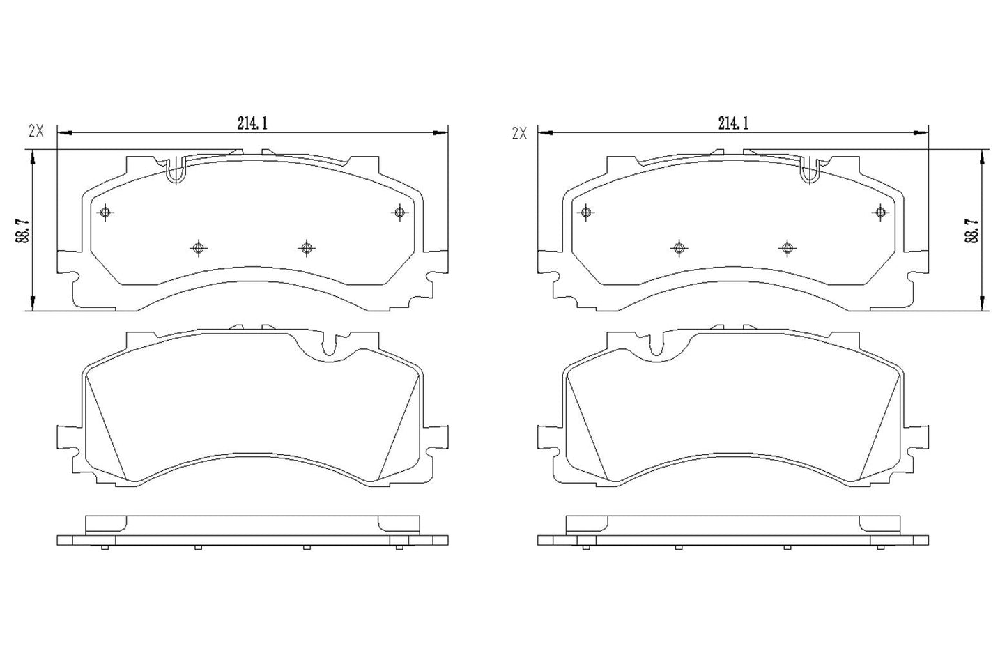 BOGAP A8210274 Brake Pad Set, Disc Brake