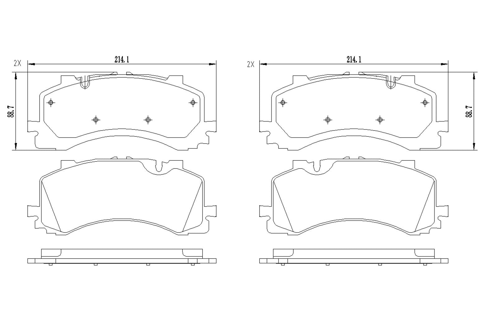 BOGAP A8210274 Brake Pad Set, Disc Brake