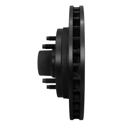 R1 Concepts R1 94-99 Dodge Ramcharger (Mexico) Front Right Drilled & Slotted Black Brake Rotor