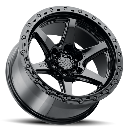MTX Wheels MTX Spitfire 6 Gloss Black 17x9in / 6x139.7 BP / 19mm Offset / 106.1mm Bore