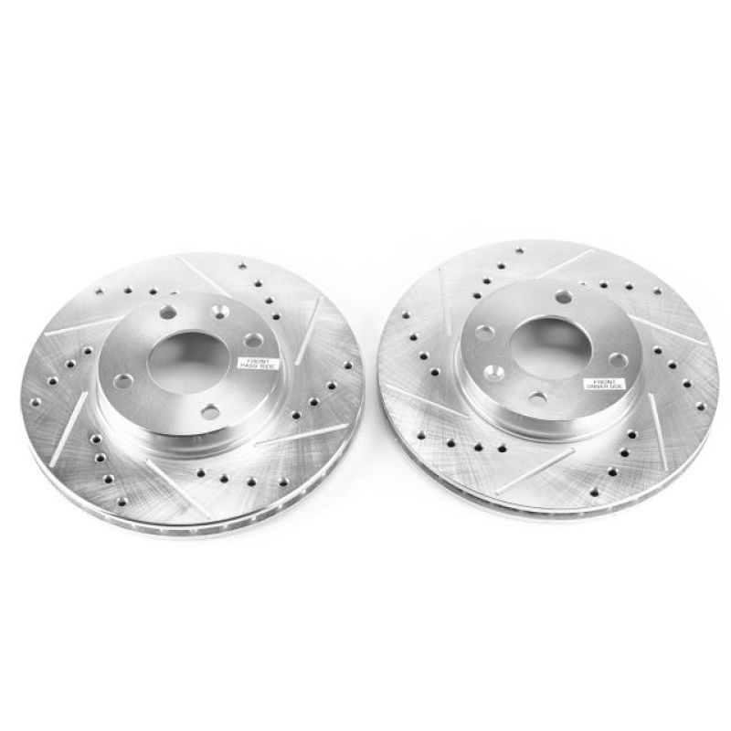 PowerStop Power Stop 16-19 Chevrolet Spark Front Evolution Drilled & Slotted Rotors - Pair