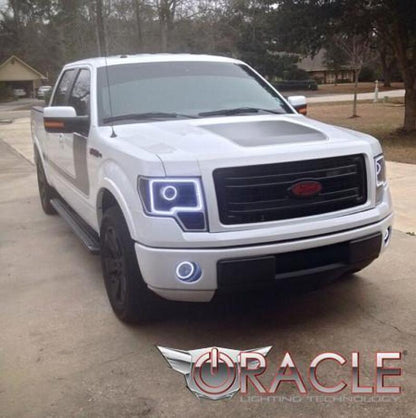 ORACLE Lighting Oracle 13-14 Ford F-150 / Raptor LED Headlight Projector Halo Kit - Blue