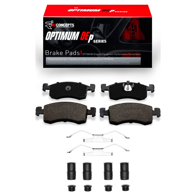 R1 Concepts R1 83-87 Chrysler New Yorker Front Optimum OE Pads & Hardware Kit