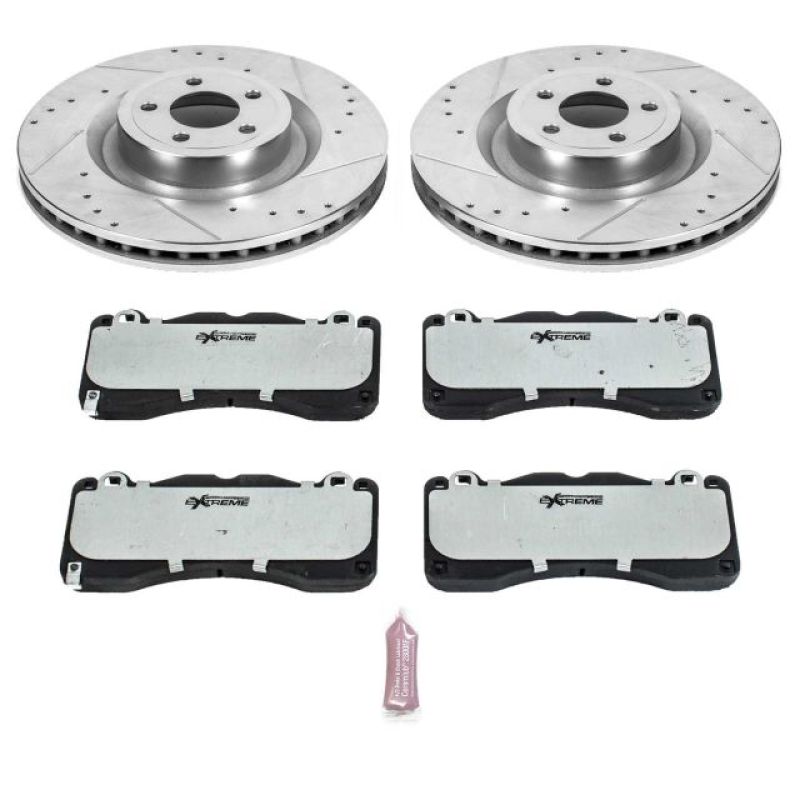 PowerStop Power Stop 15-22 Ford Mustang Front Z26 Street Brake Kit