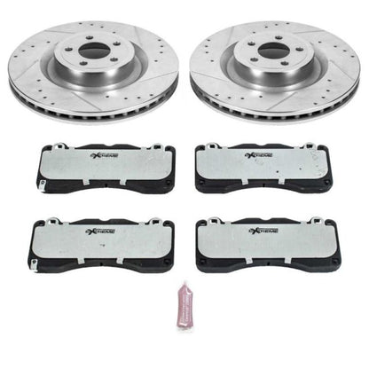 PowerStop Power Stop 15-22 Ford Mustang Front Z26 Street Brake Kit