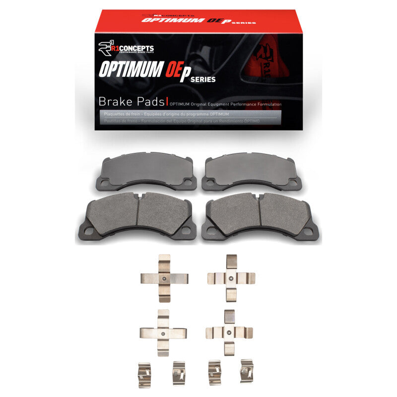 R1 Concepts R1 2008-2025 Audi RS e-Tron GT Front R1 Optimum OE Pads & Hardware Kit