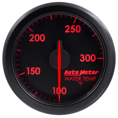 Autometer Airdrive 2-1/6in Water Temperature Gauge 100-300 Degrees F - Black