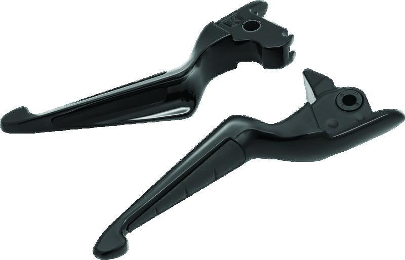 Kuryakyn ISO Levers 14-16 HD Touring Black