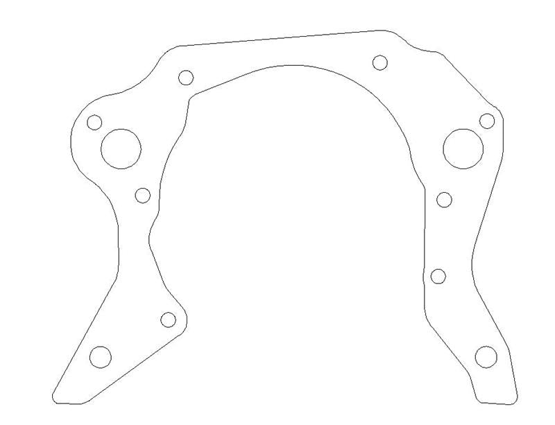 Cometic Gasket Cometic Ford 302/351W Windsor 0.031in Fiber Timing Cover Gasket