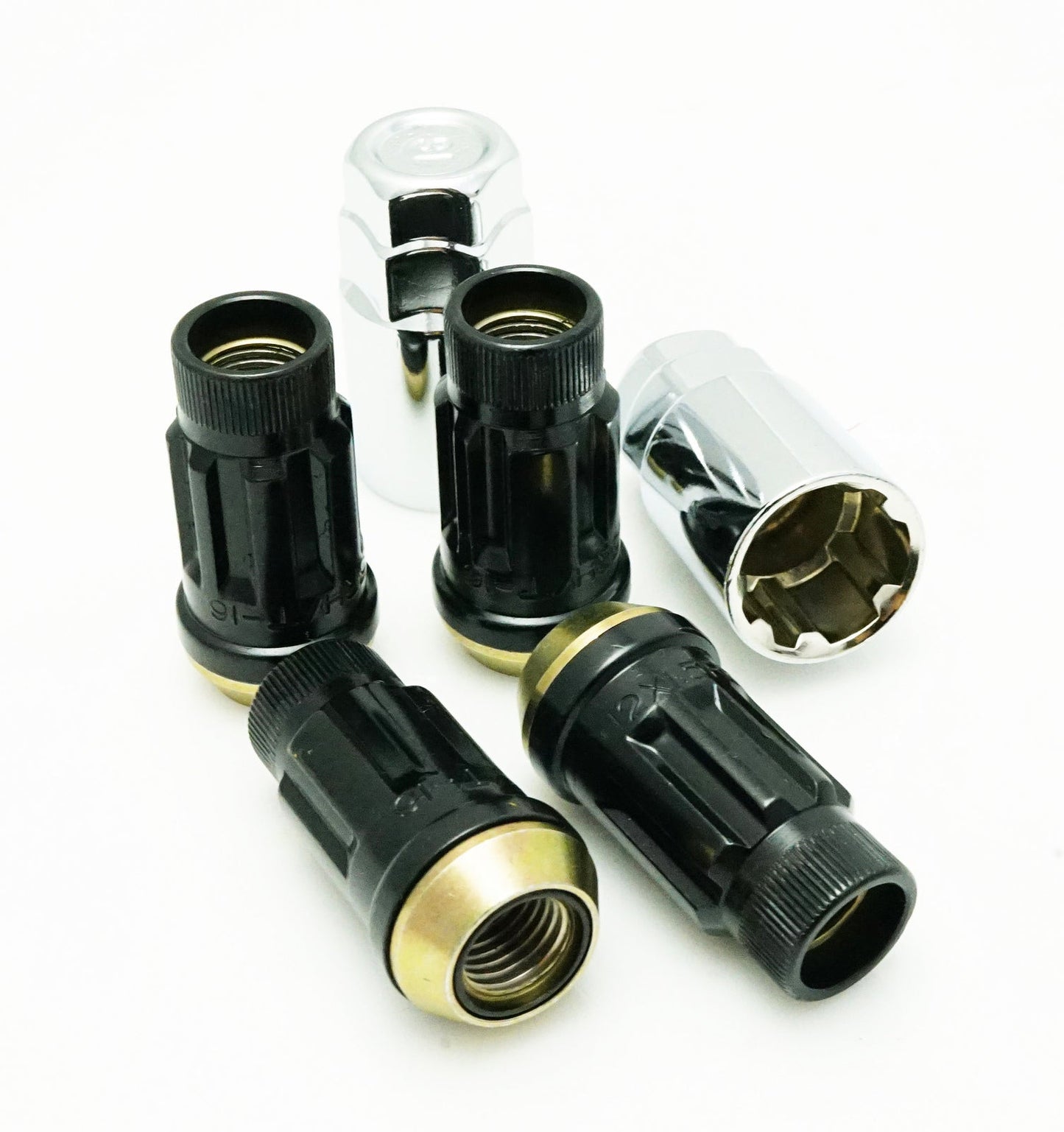 MUTEKI 34937B LUG NUTS KIT SR45R LOCK SET 12X1.25 45MM BLACK