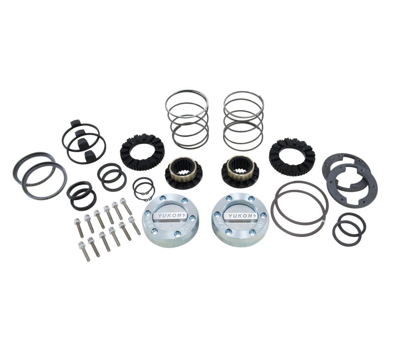 Yukon Gear & Axle Yukon Gear Hardcore Locking Hub Set For GM 8.5in Front & Dana 44 / 19 Spline