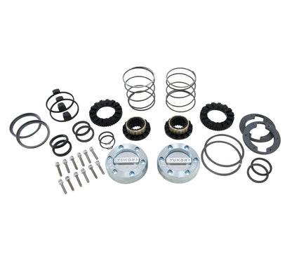 Yukon Gear & Axle Yukon Gear Hardcore Locking Hub Set For GM 8.5in Front & Dana 44 / 19 Spline