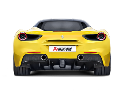 Akrapovic Akrapovic 16-17 Ferrari 488 GTB/488 Spyder Slip-On Line (Titanium) w/ Carbon Tips