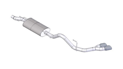 CORSA Performance Corsa 2011-2014 Ford F-150 EcoBoost 3.5L V6 Polished Sport Cat-Back Exhaust