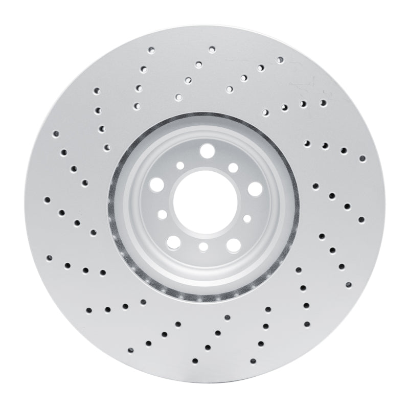 DFC 15-19 BMW X5 Right Front Drilled Hi-Carbon Alloy Geomet Coated Rotor