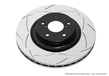 DBA 15-20 Ford Mustang GT (w/Performance Package) Rear Street Series Slotted Brake Rotor
